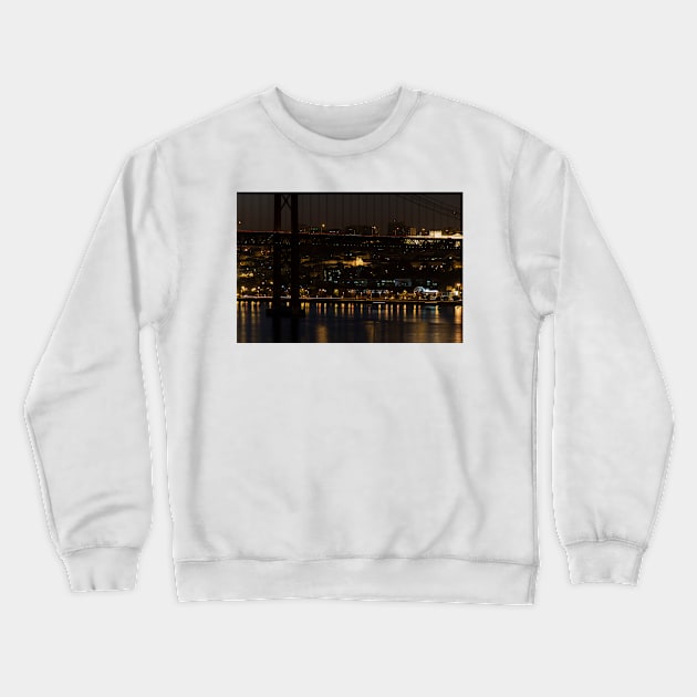 One Lisbon Night - 3 © Crewneck Sweatshirt by PrinceJohn